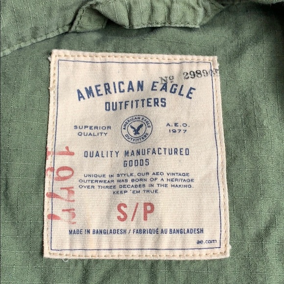 American Eagle Outfitters Jackets & Coats Ae Army Green Cargo